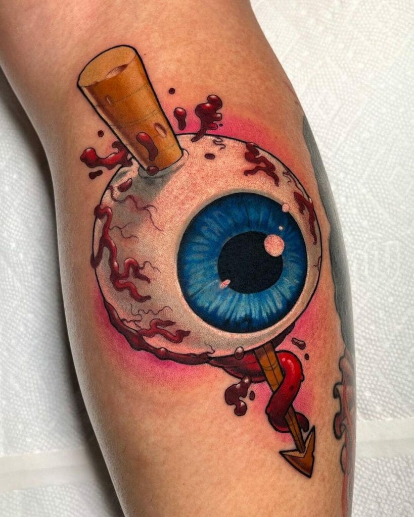 Neversoft Eye Tattoo
