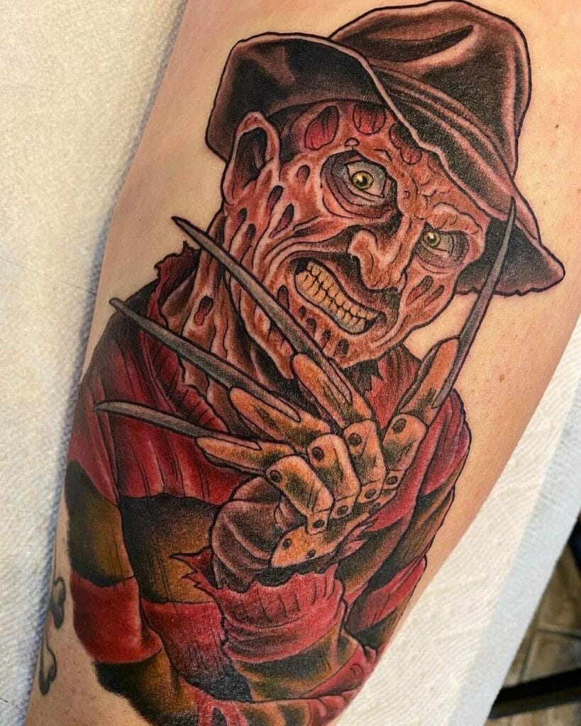 Nightmare On Elm Street Freddy Kreuger Tattoo