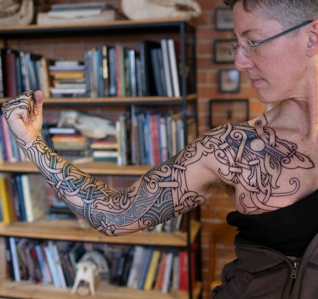 Nordic Dragon Tattoo