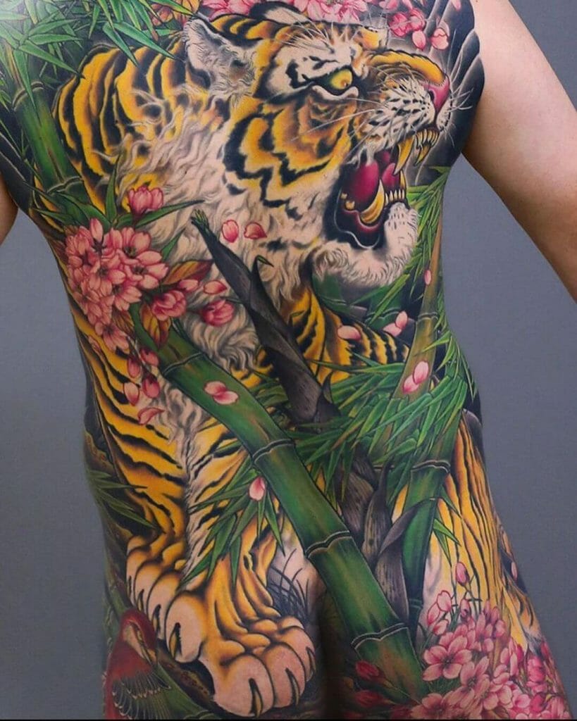 Oriental Tiger Tattoo Designs