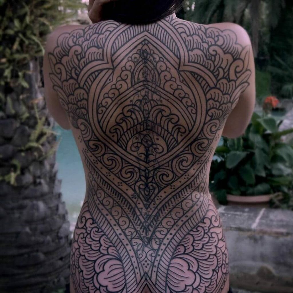 Ornamental Bodysuit Tattoo