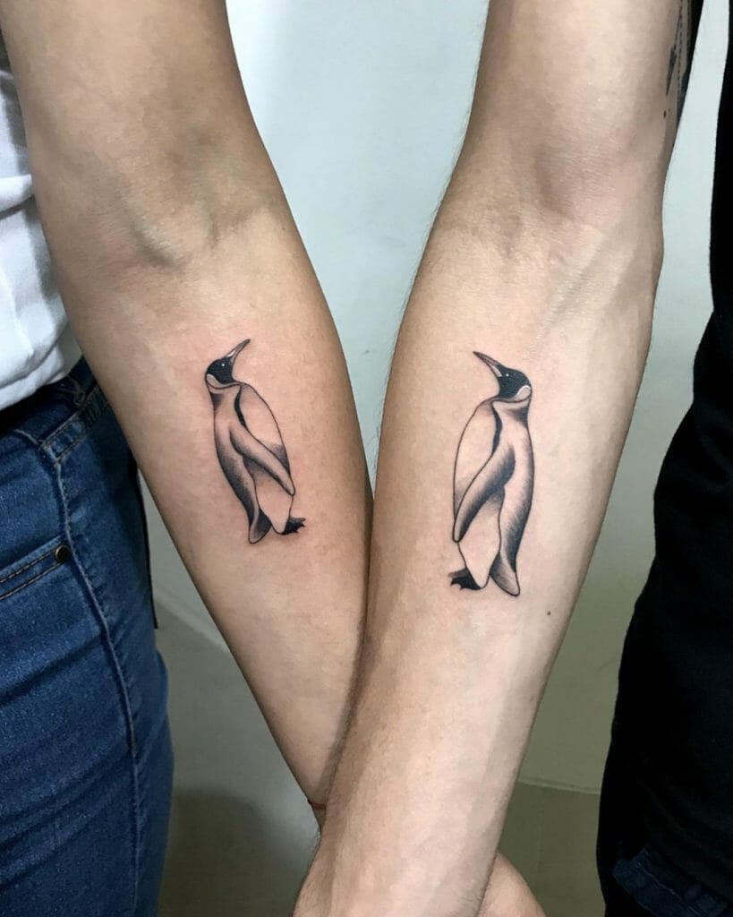 Penguin Couple Tattoo