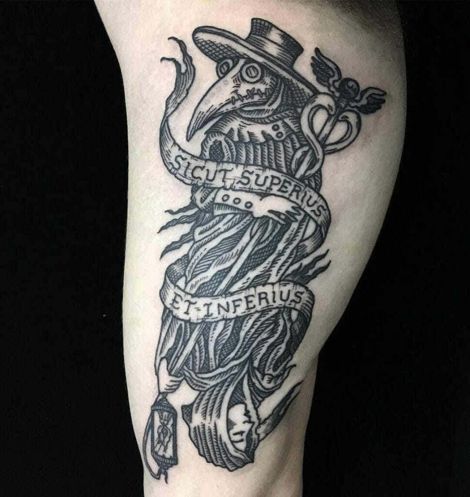 Plague Doctor Charon The Ferryman Tattoo