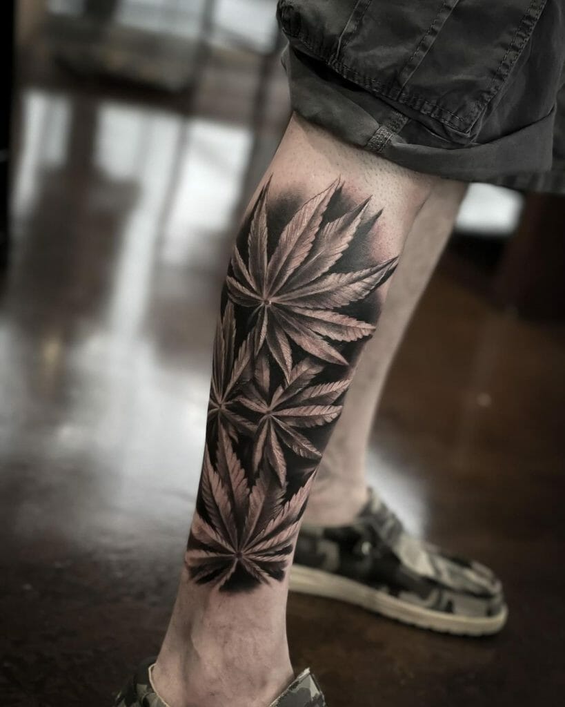 Pot Leaf Tattoos And Inspiration