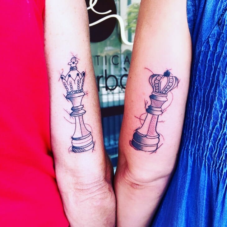Queen Couples Tattoo