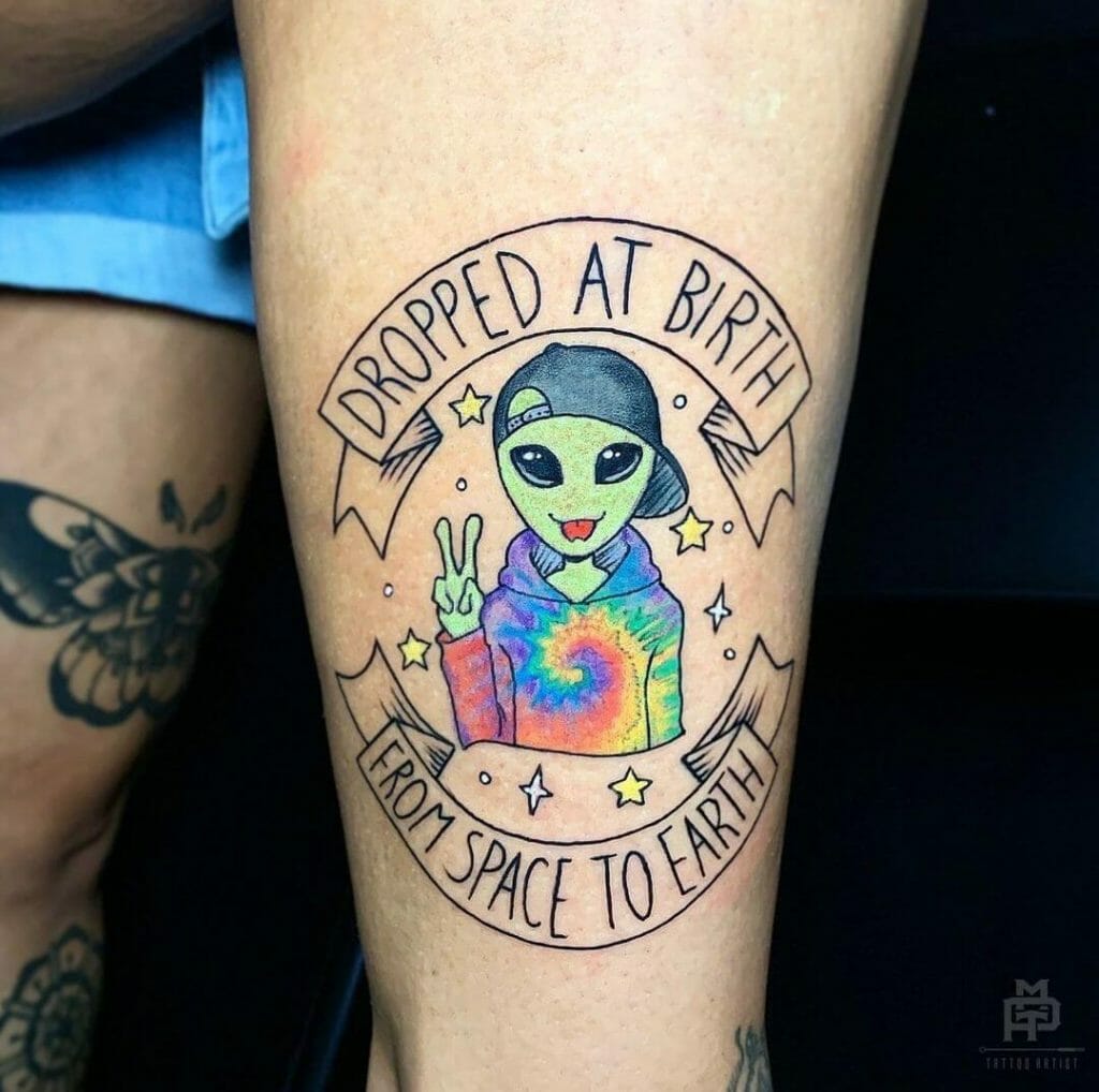 Queer Alien Tattoo