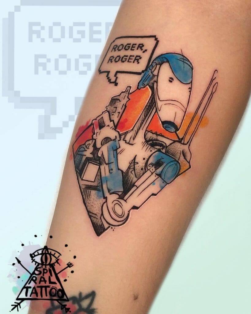 Roger, Roger Stars Wars Tattoos