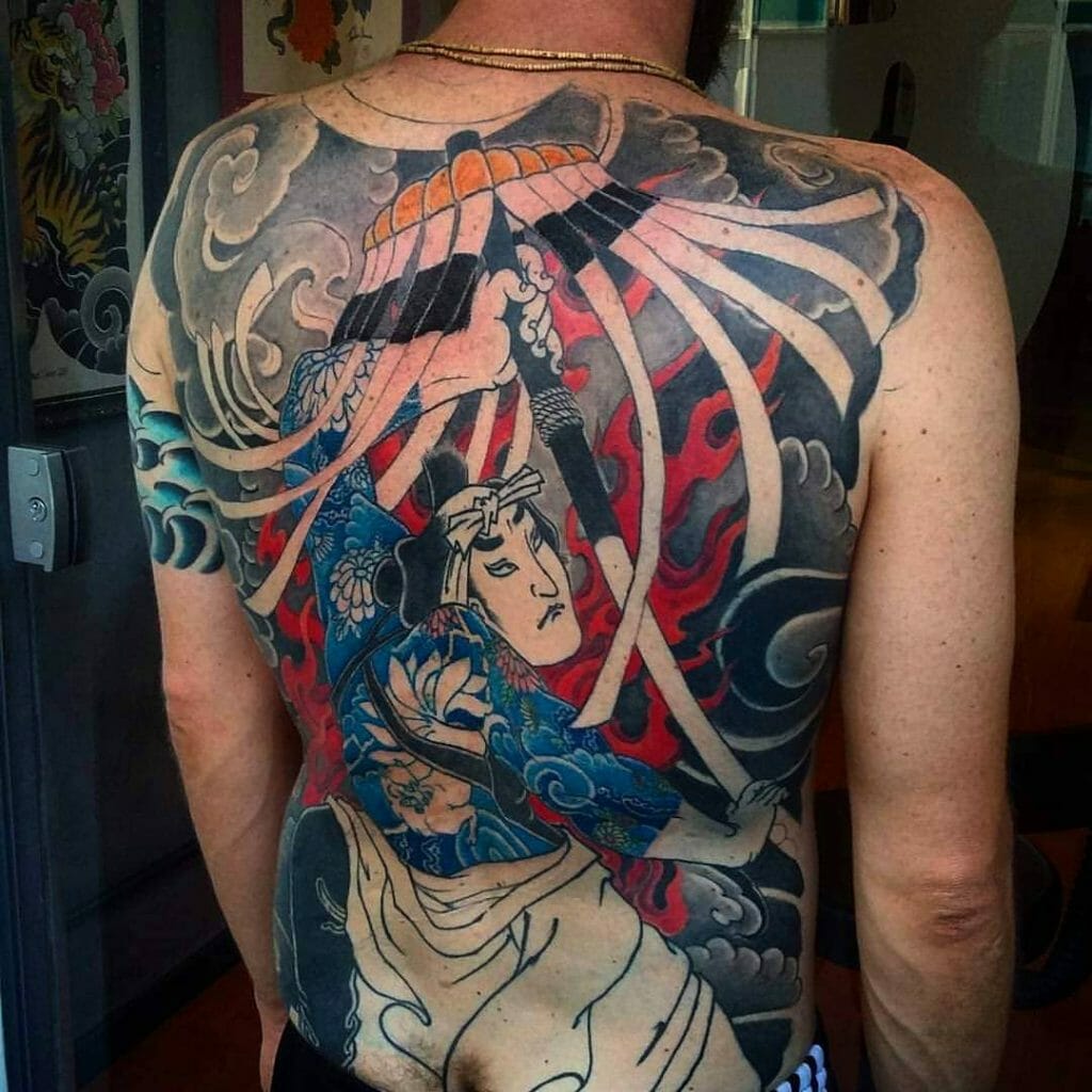 Samurai Bodysuit Tattoo