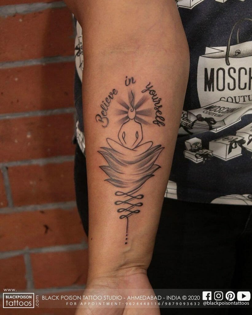 Self-Affirming Tattoo That Symbolizes Authenticity
