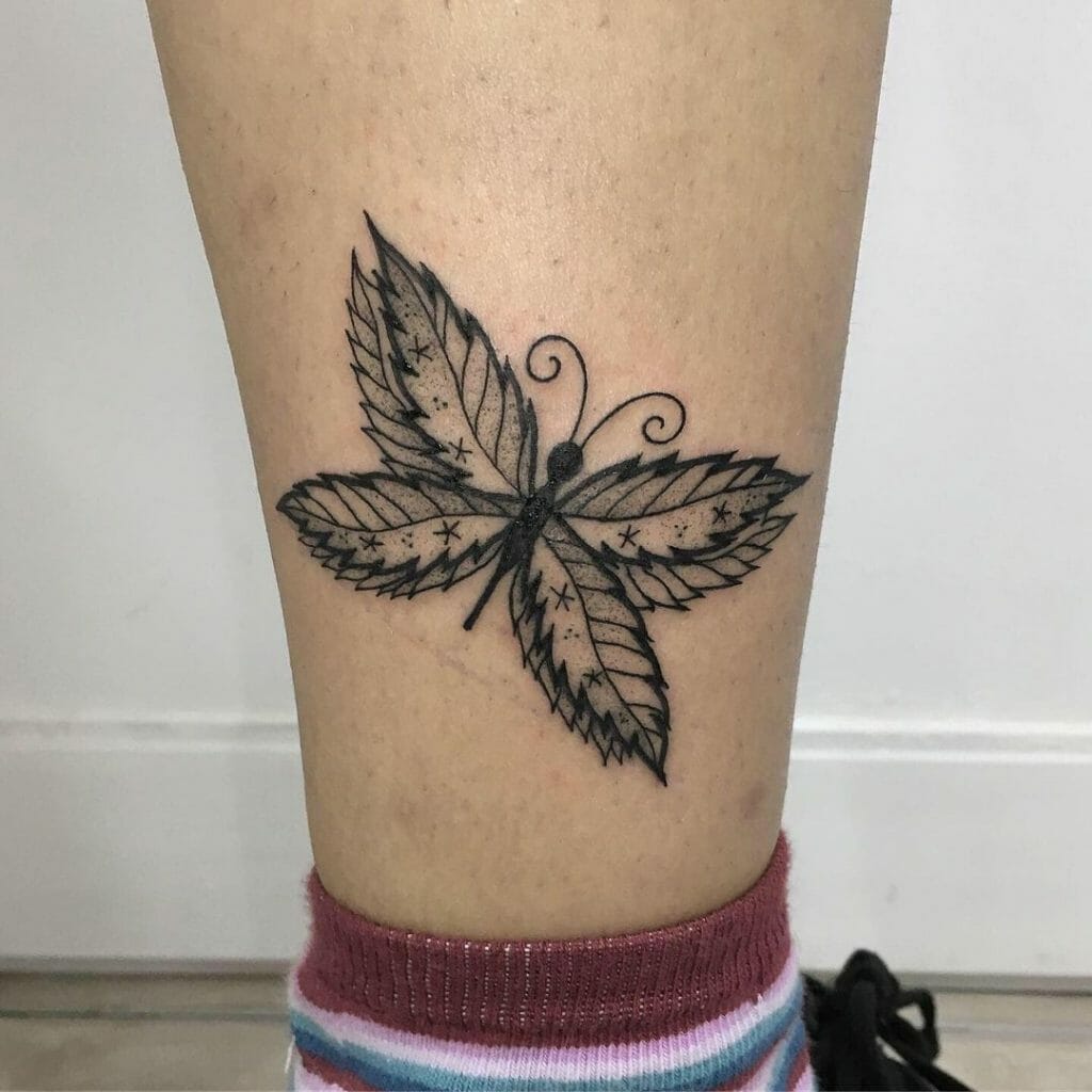 Sneaky Best Buds Tattoo Weed