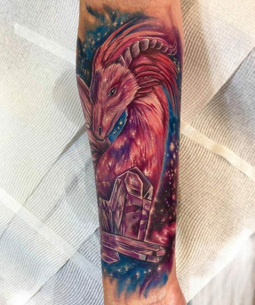 Space Dragon Tattoo