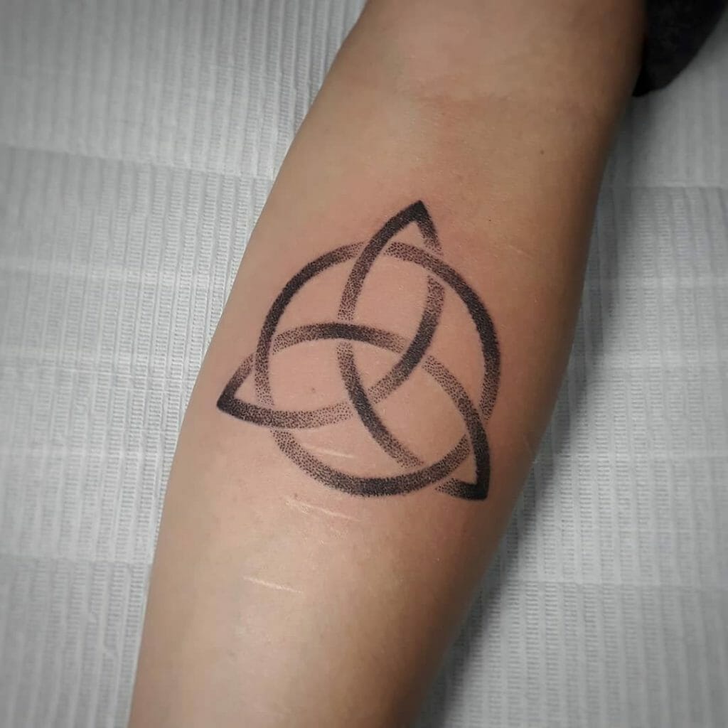 Spaced Sister Knot Tattoo