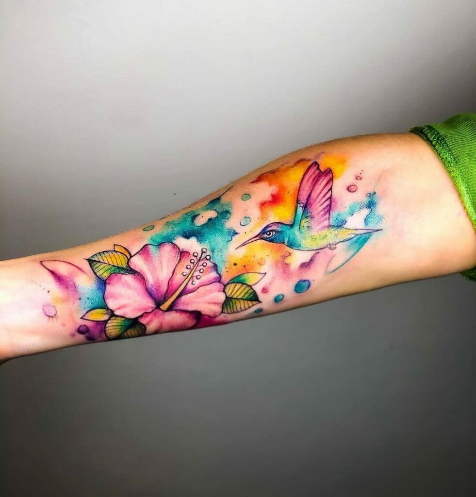 Springtime Hibiscus Tattoo