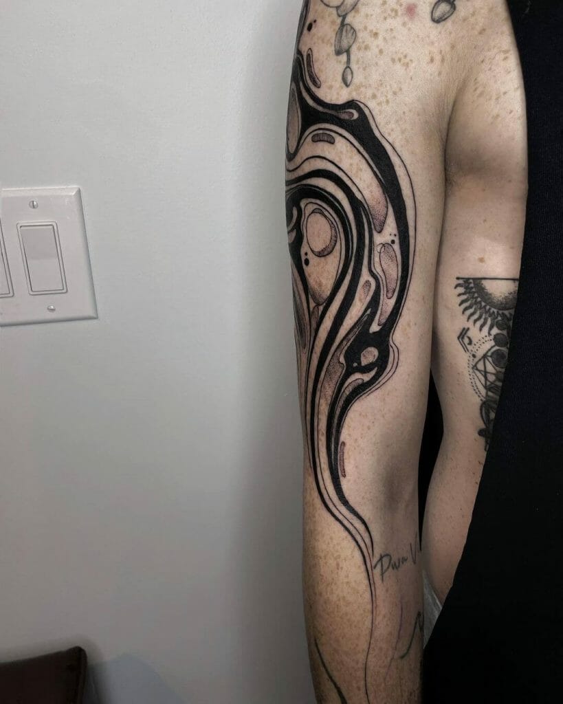 Stunning Ideas For A Marble Tattoo Sleeve