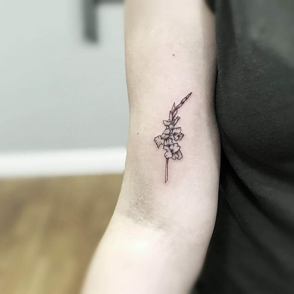 Symbolic Gladiolus Flower Tattoos