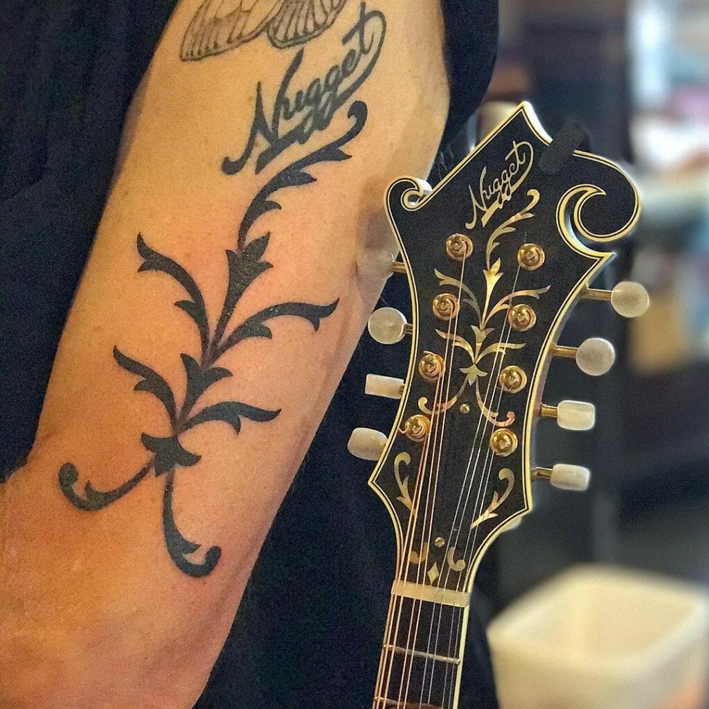 Symbolic Mandolin Tattoo