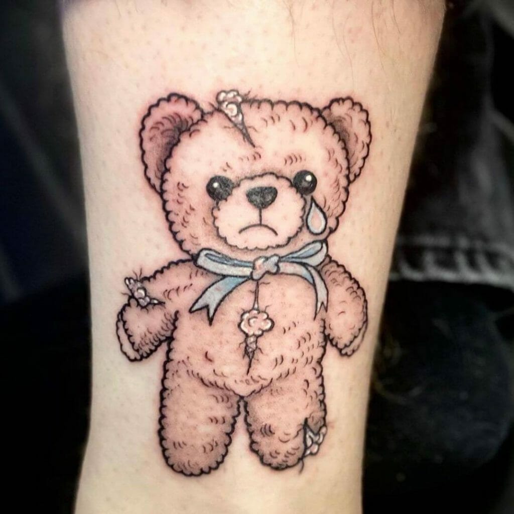 Teddy Bear Tattoo Design