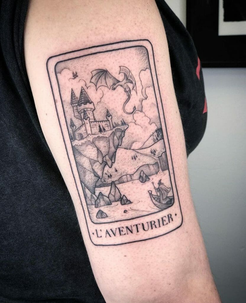 The Adventurer's Tarot Card Tattoo