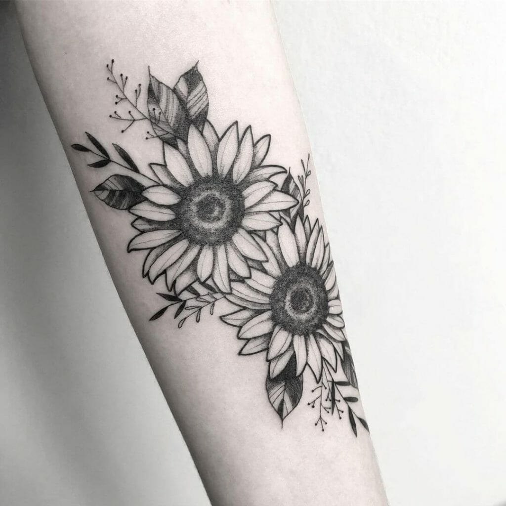 The Arm Sunflower Tattoo