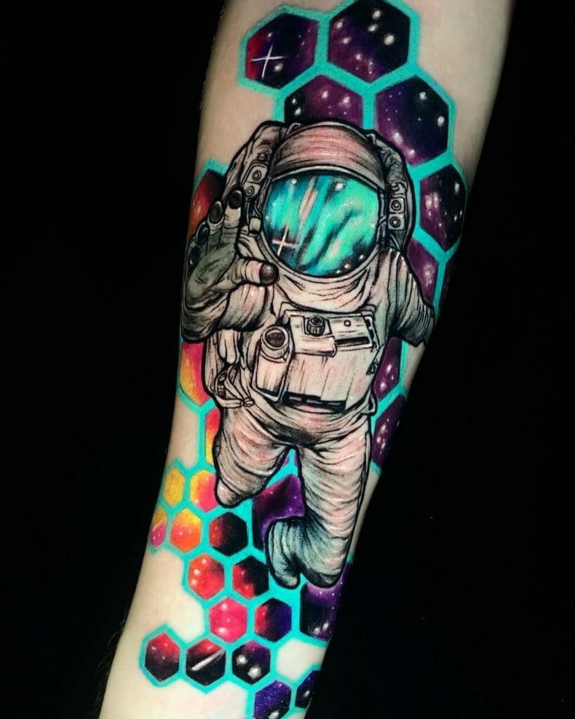 The Astronaut Outer Space Tattoos