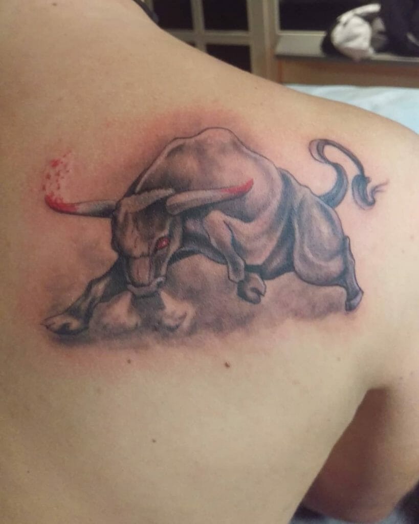 The Bang On Simple Bull Tattoo