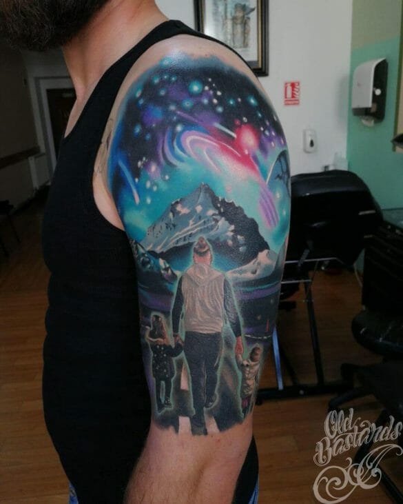 101 Best Galaxy Tattoo Sleeve Ideas That Will Blow Your Mind! - Outsons