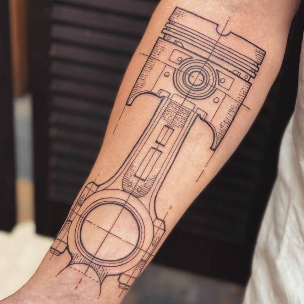 Discover 89 about mechanical engineering tattoo latest  indaotaonec