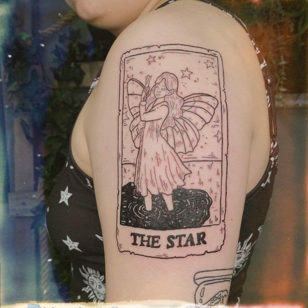 "The Star" Tarot Card Tattoo Design