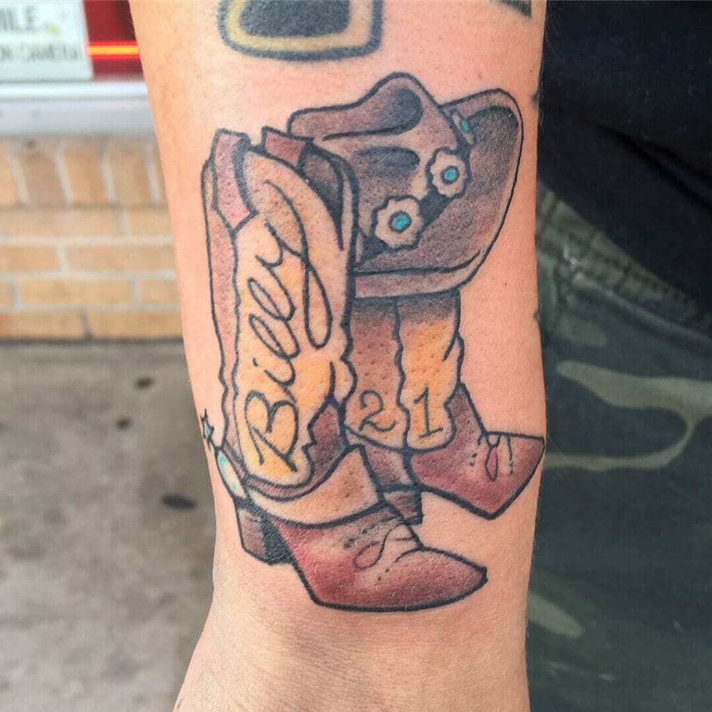 The Tattoo of Billy The Kid's Boots