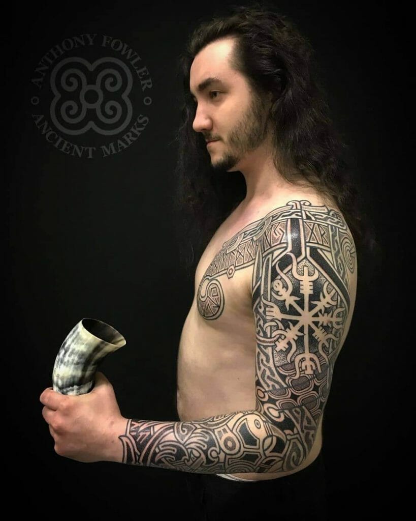 The Vegvisir And The Norse Motif Tattoo Design