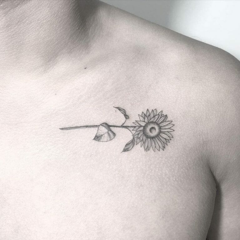 101 Best Black And Grey Sunflower Tattoo Ideas That Will Blow Your Mind!