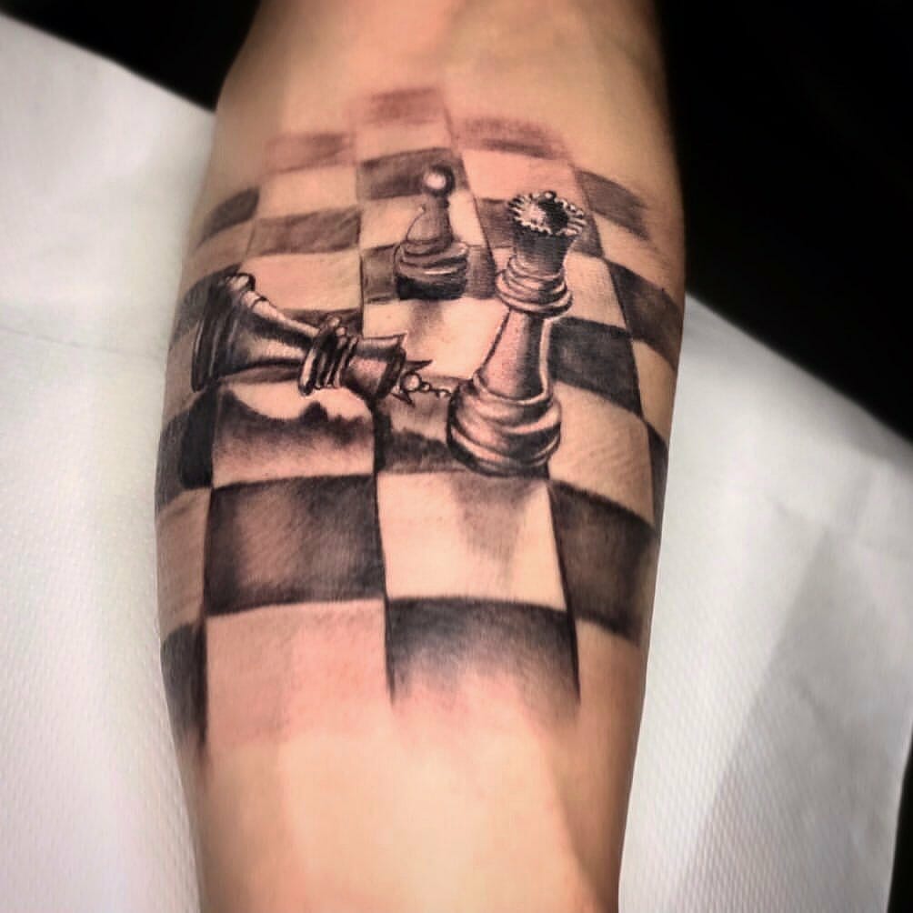 Three Chess Tattoos in one frame