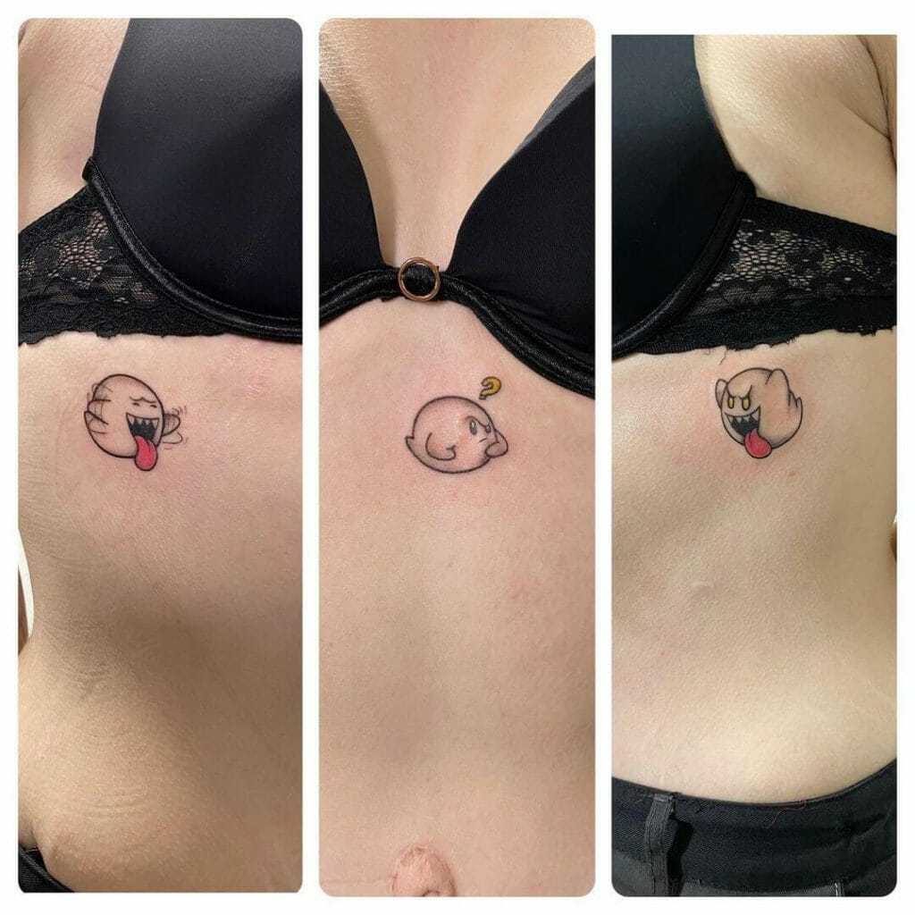 Tiny Boo Tattoos That Can Be Easily Placed Anywhere