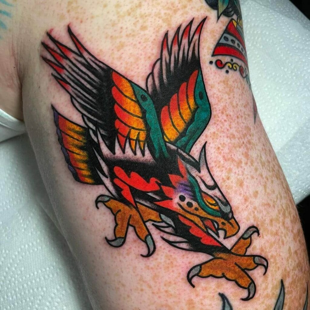 Traditional Tattoo Style Eagle