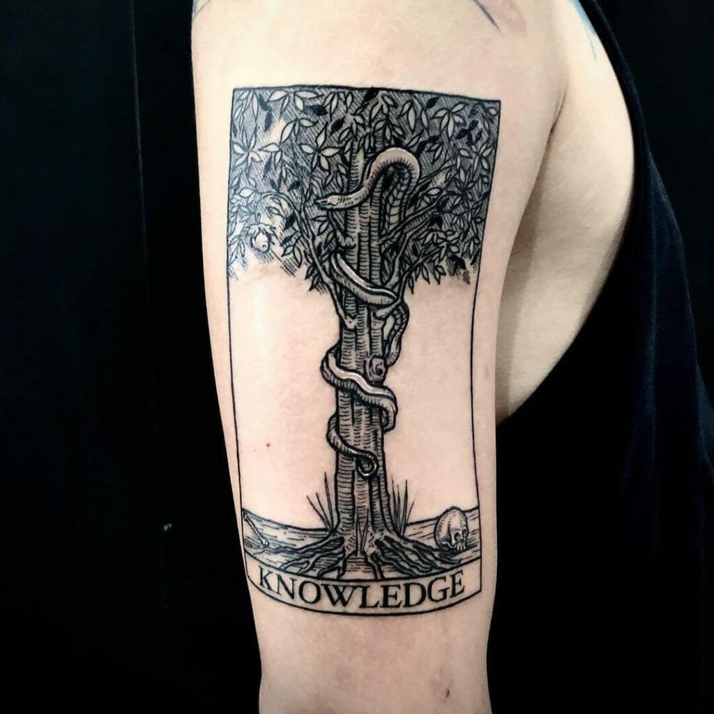 Tree Of Knowledge Of Good And Evil Tattoo
