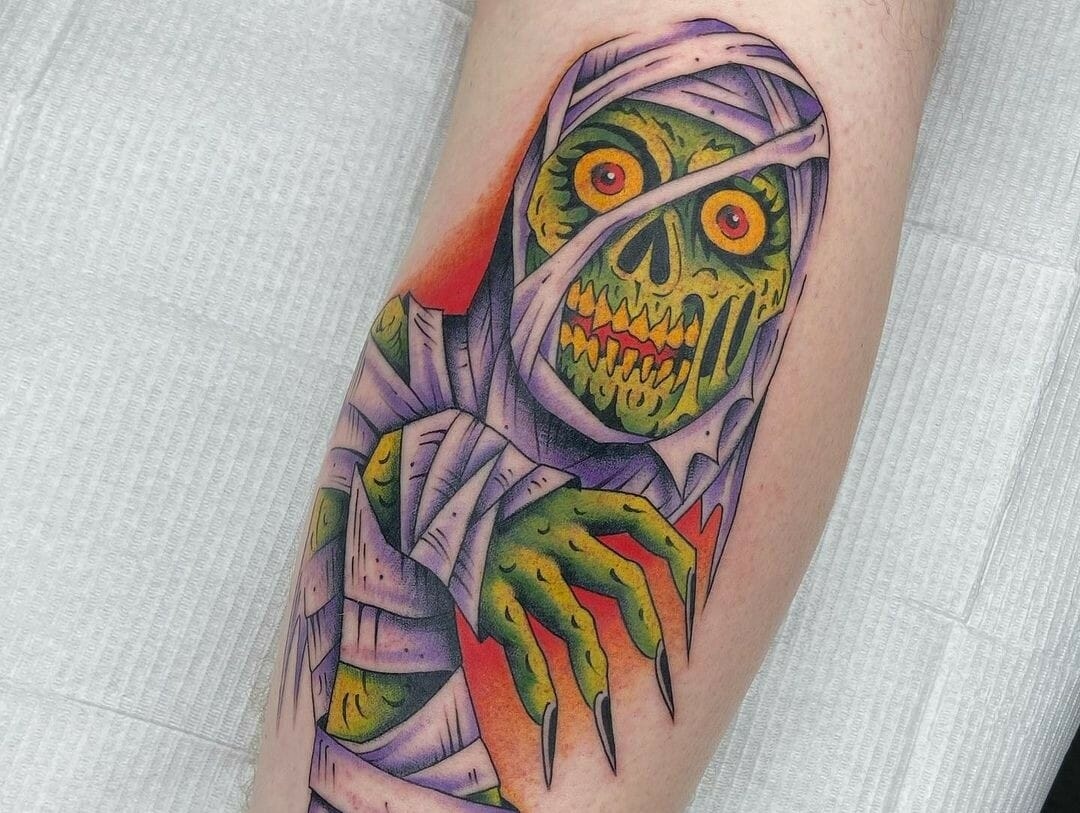 Zombie horror black and grey tattoo  Zombie tattoos Horror tattoo Tattoos