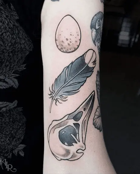 life and death tattoo