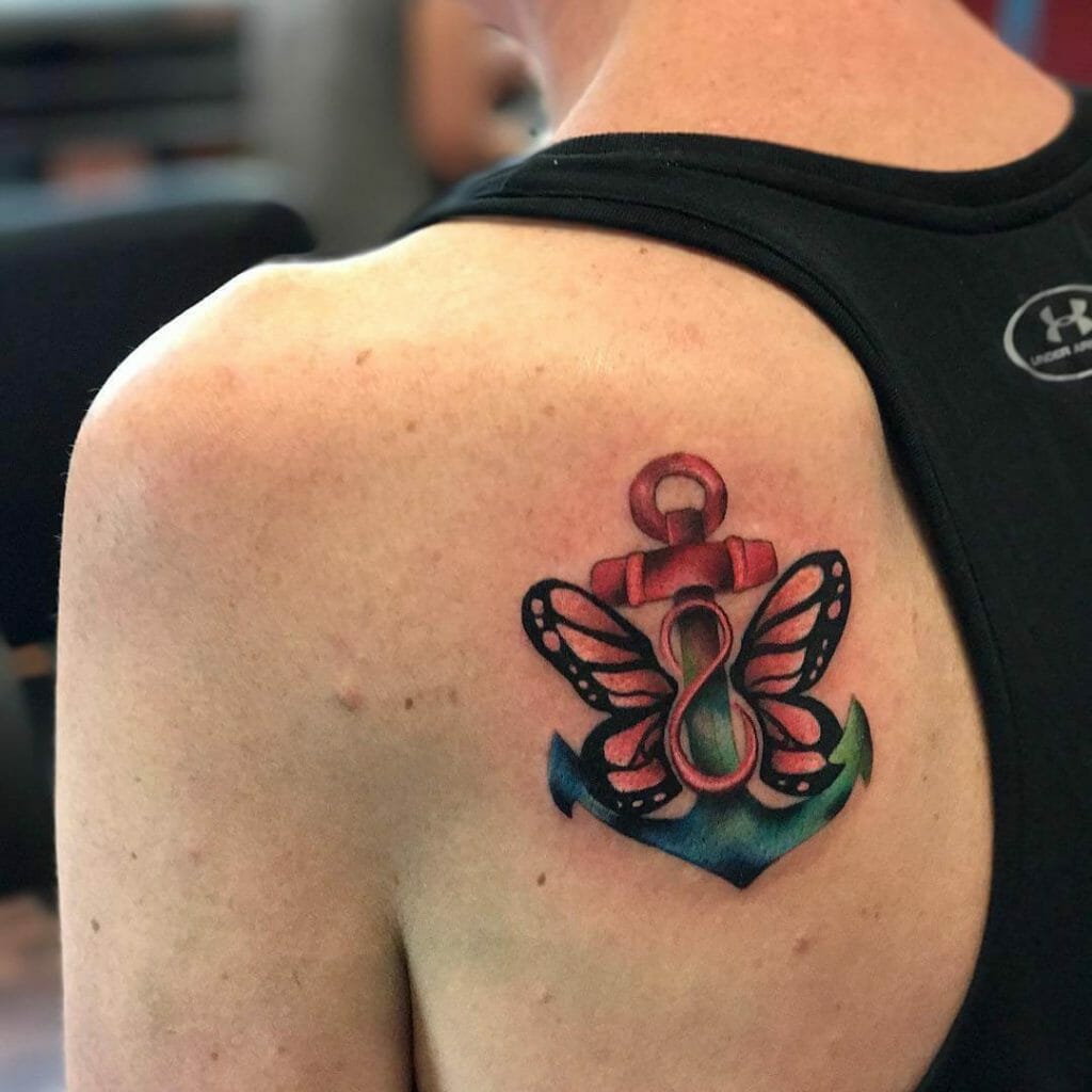 Anchor Infinity Symbol Tattoo Designs