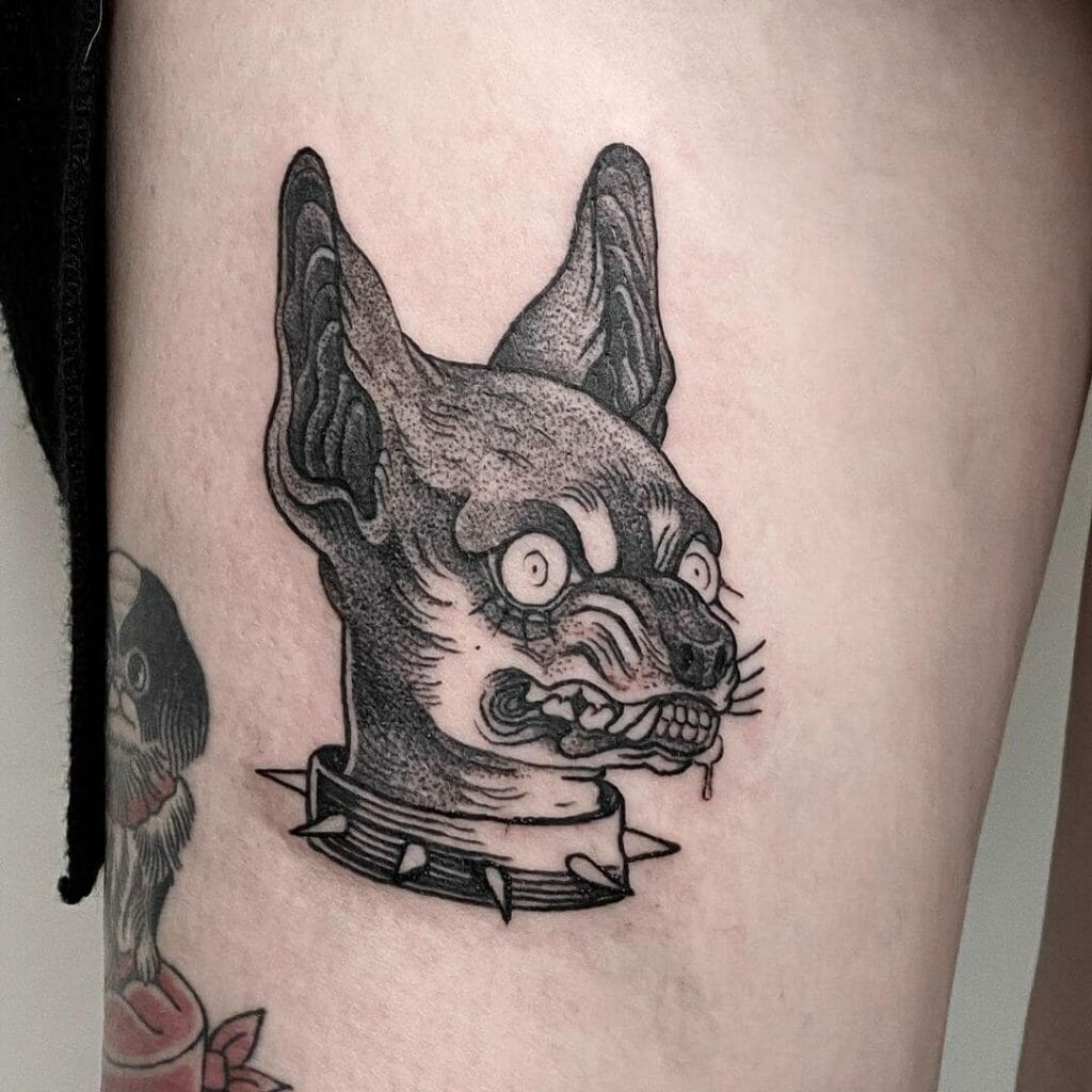 Angry Chihuahua Tattoos