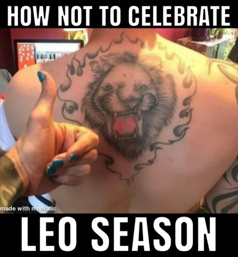 Bad Astrology Funny Meme Tattoo