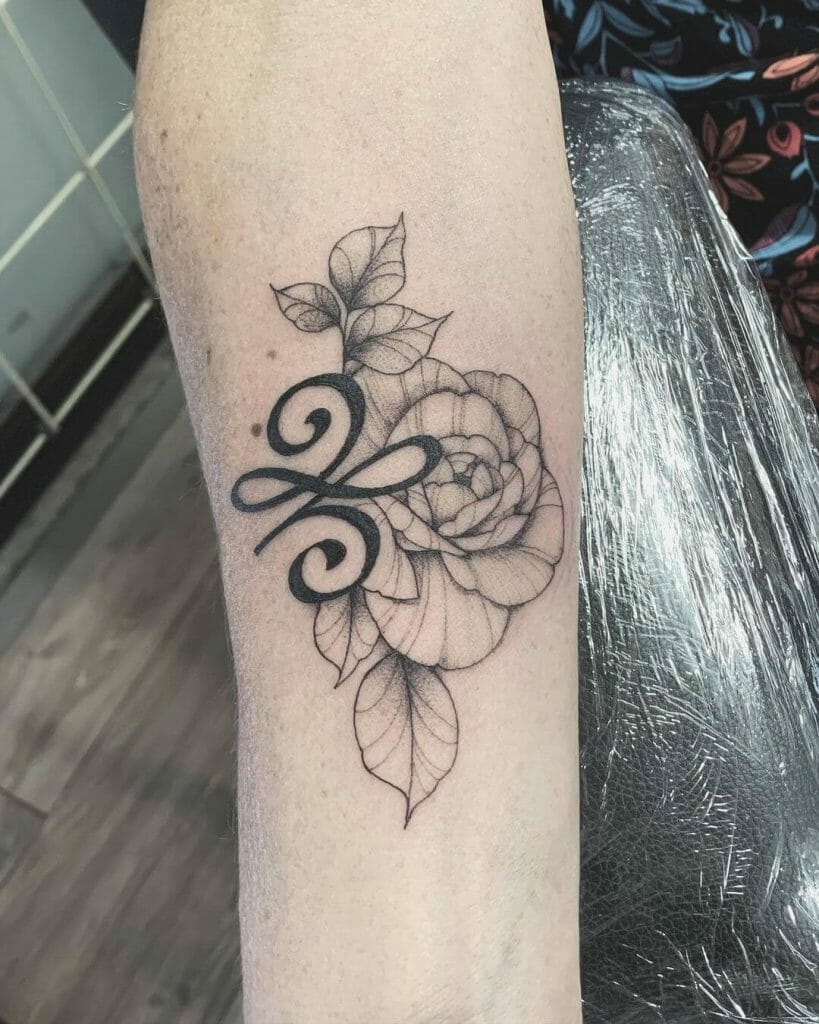 Black And White New Beginning Tattoo Symbol