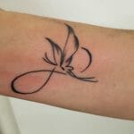 Infinity Butterfly Tattoo