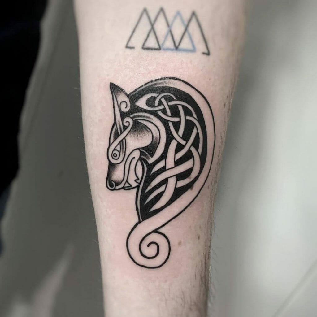 Celtic Wolf Pack Tattoo Ideas