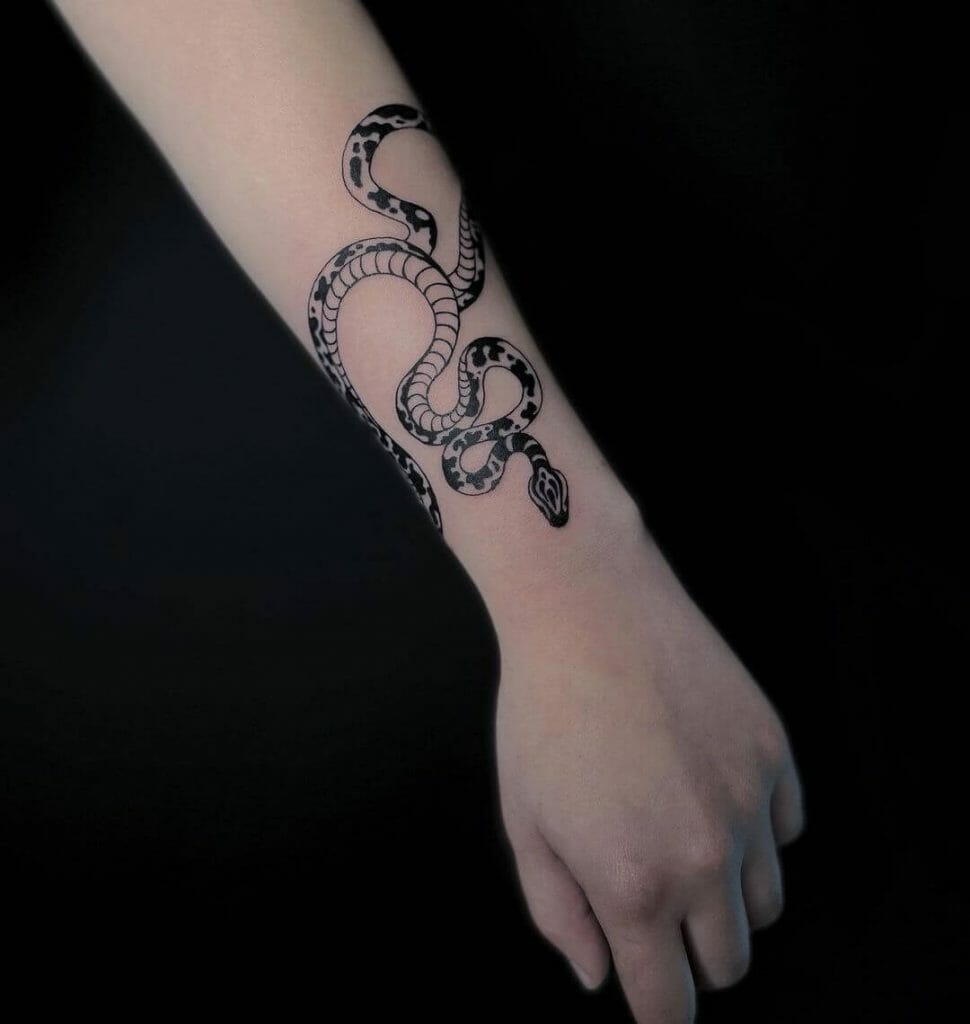 Chinese Zodiac Snake Tattoo
