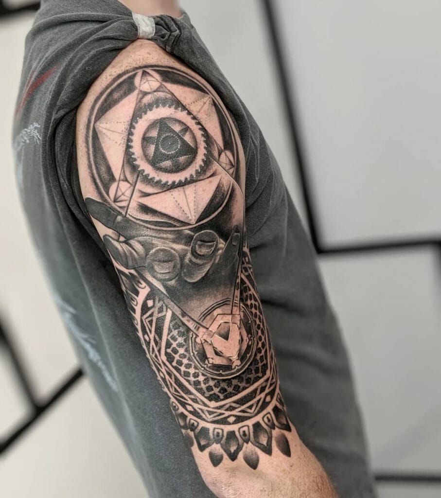 Cool Sleeve Tattoo Ideas With Gear