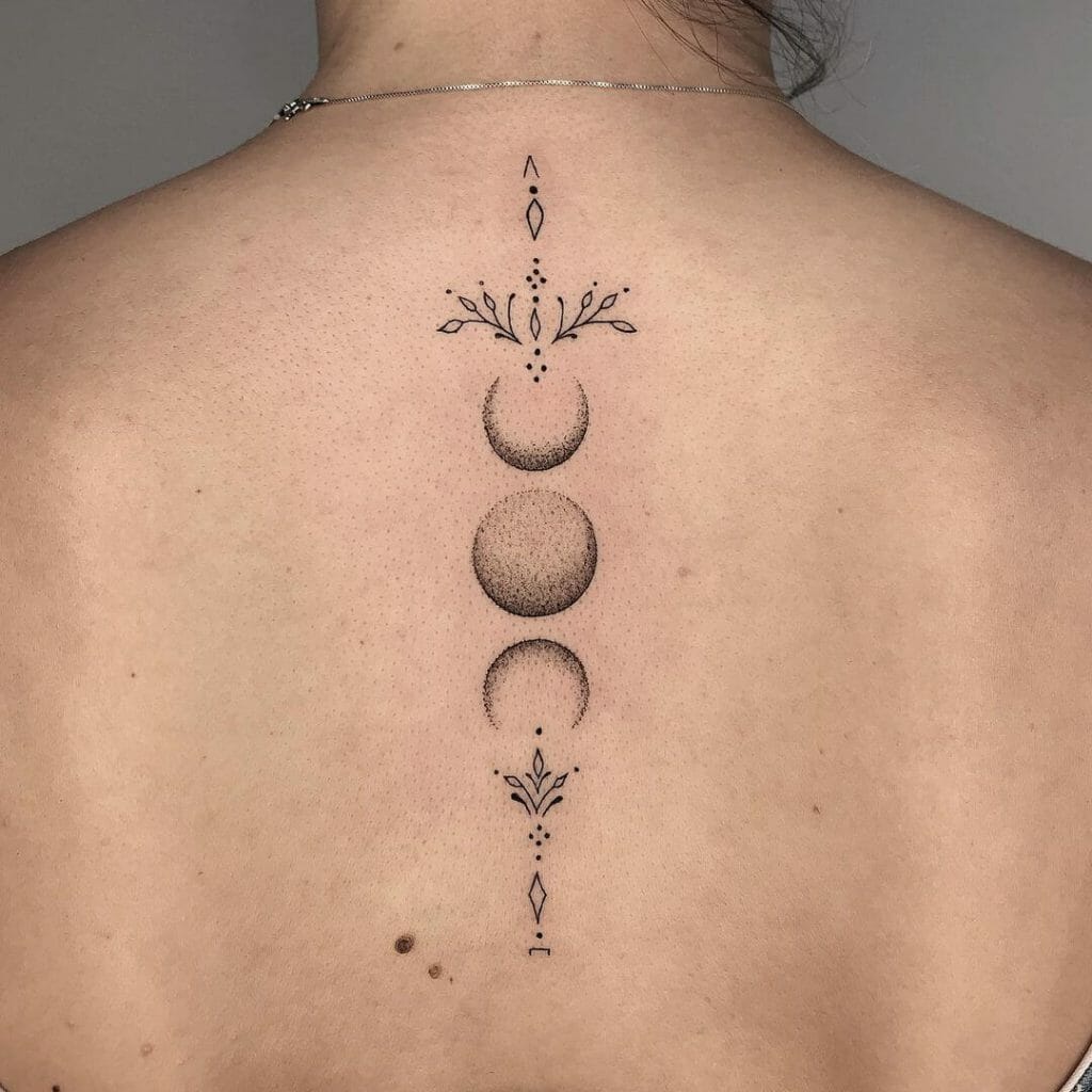 Crescent Moon Energy Tattoo