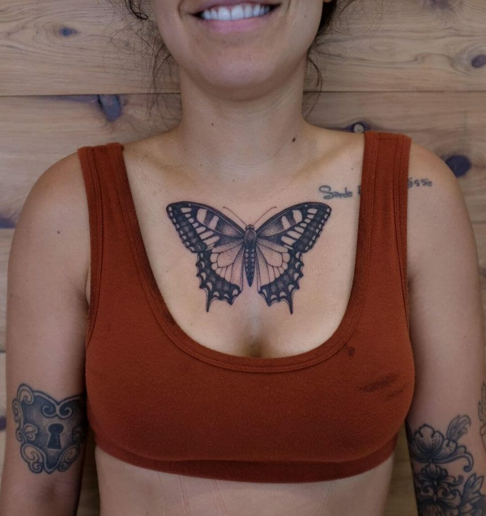 Dark Butterfly Tattoo