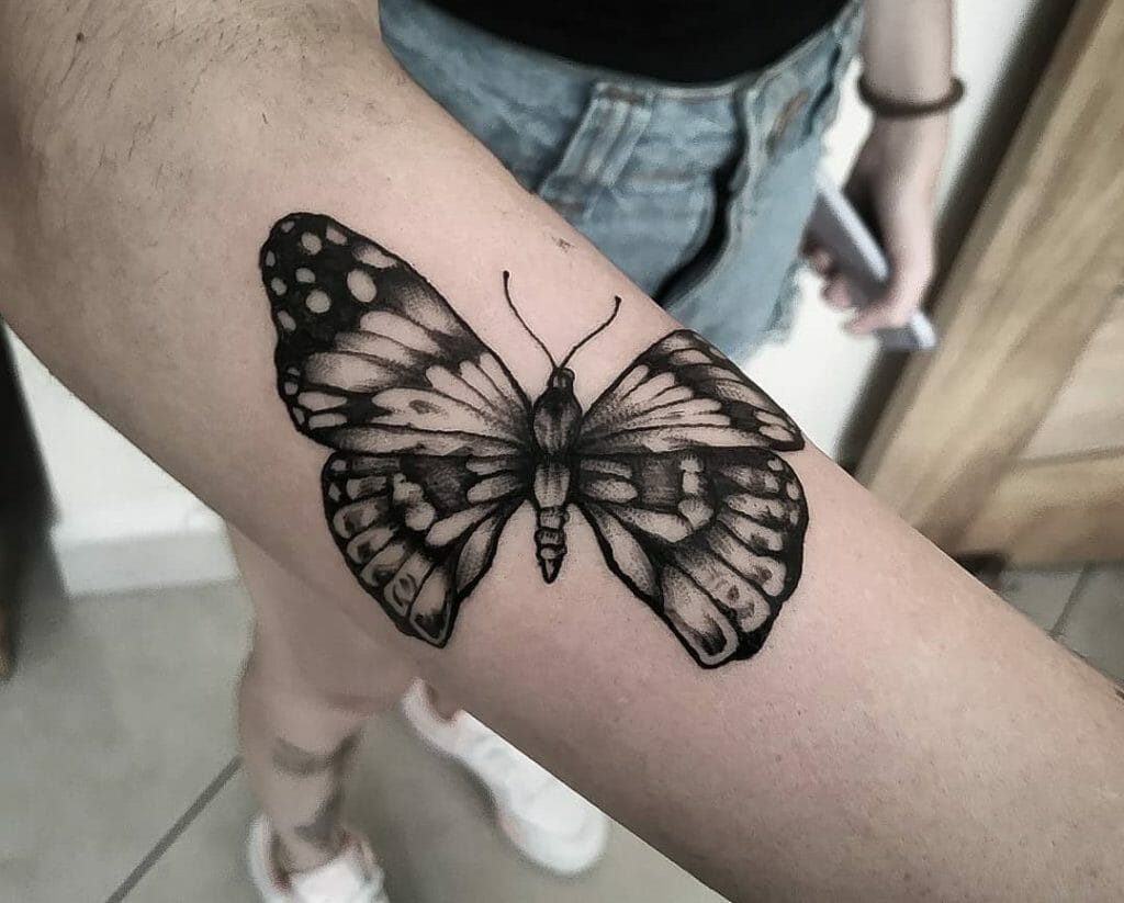 Dark Butterfly Tattoos