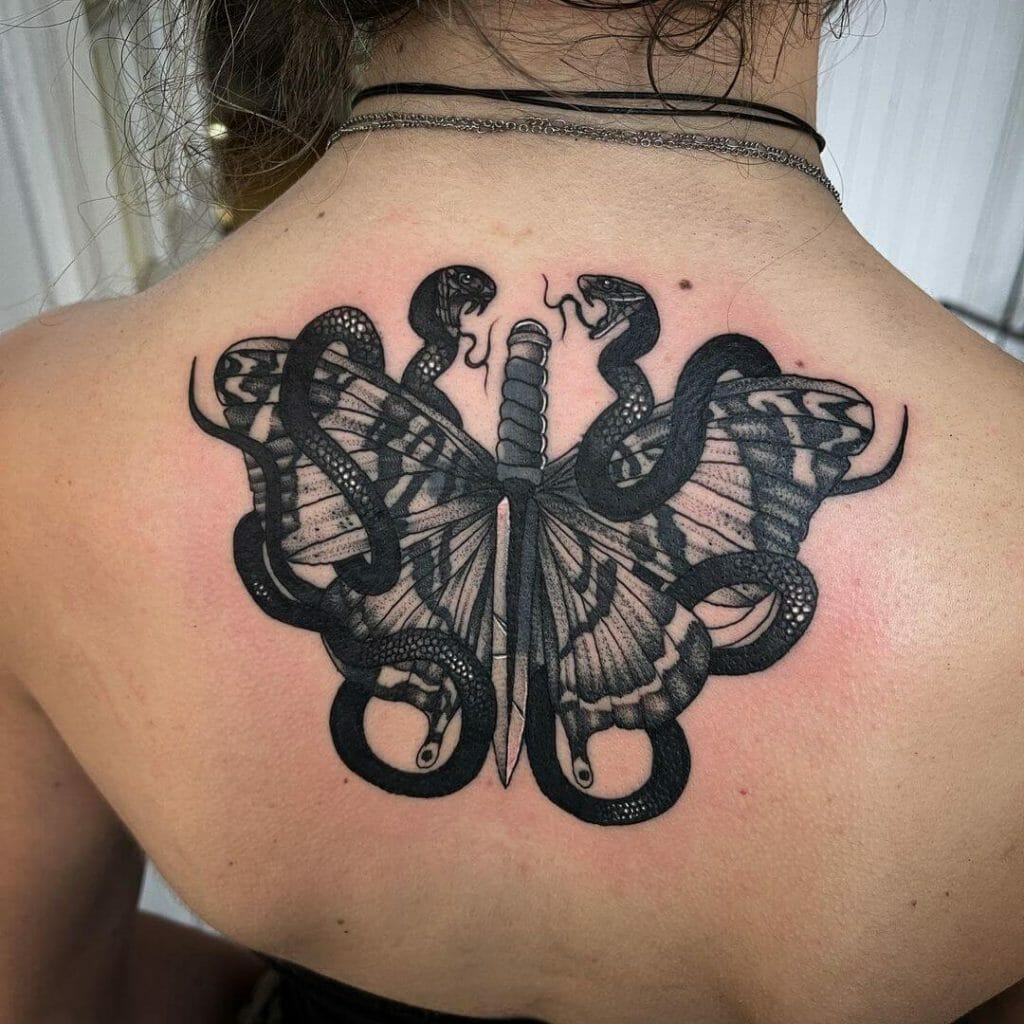 Dark Souls Butterfly Tattoo