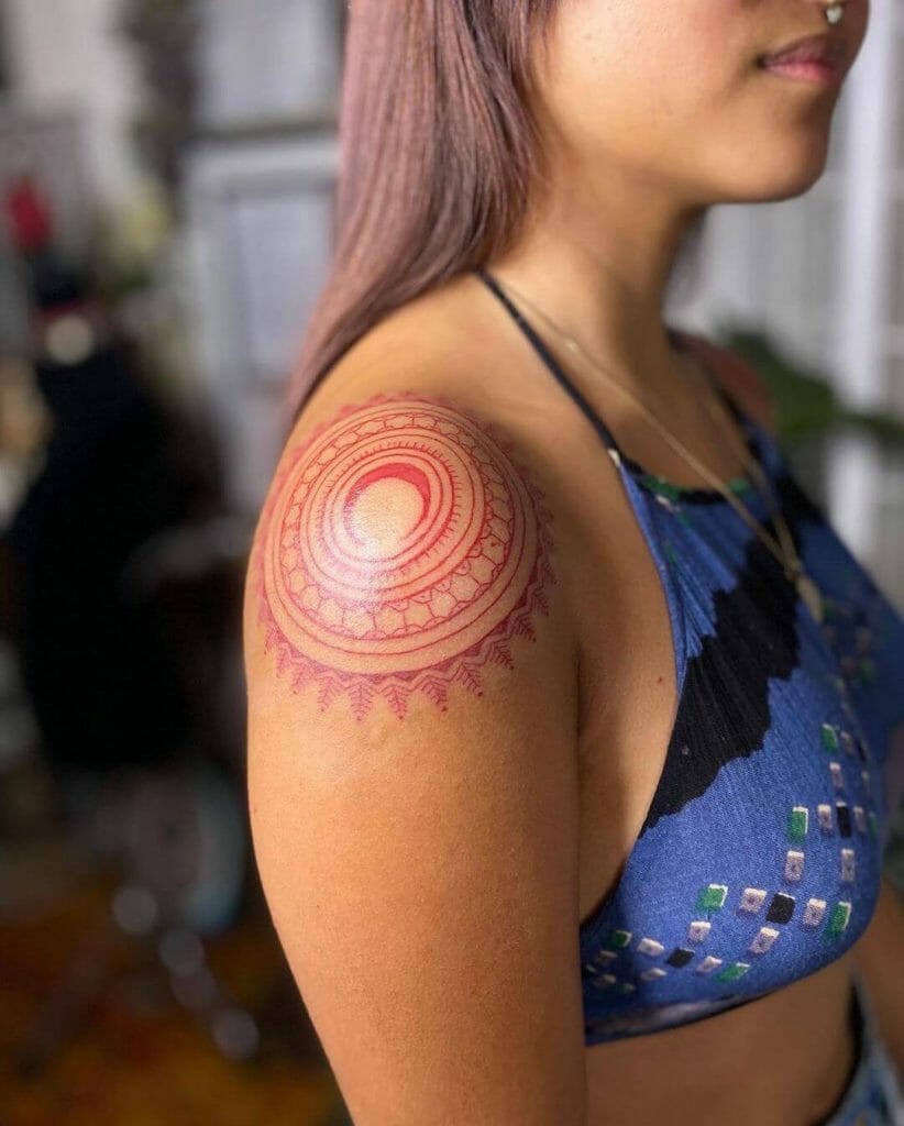 Enticing Circular Igorot Tribal Tattoo
